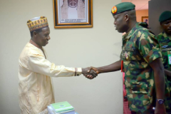 30th November 2023 Courtesy visit to provide capacity building on all NIALS courses / SPECIALISED COURSES ON INTERNATIONAL CRIMINAL LAW  AND JUSTICE: by Brig. General S I Musa, Director of Army Legal Directorate,  Nigerian Army,  Abuja.