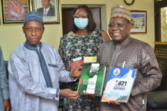 Friday 4th March : Courtesy Visit to  DG  NIALS Prof M T Ladan @supremecourt for Collaborative programme paid by Dr. Bakut T Bakut,  the DG and management Staff  o the Institute for Peace and Conflict Resolution ( IPCR), Ministry of Foreign Affairs.