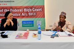 Of the Supreme Court of Nigeria,  Hon Justice Amina Augie , Chaired the Final/Day 2 of the second National judicial Colloquium on ACJA/ AJLs for Federal High Court Judges on Friday 25 Feb 2022 at the Fraser Suites Hotel Abuja, In attendance are DG NIALS, Prof M T Ladan, with 20 federal High Court Judges drawn across the Country,